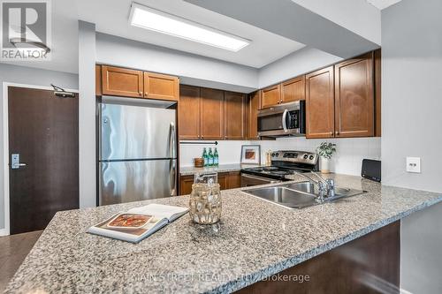 2003 - 335 Rathburn Road W, Mississauga (City Centre), ON - Indoor Photo Showing Kitchen With Stainless Steel Kitchen With Double Sink With Upgraded Kitchen