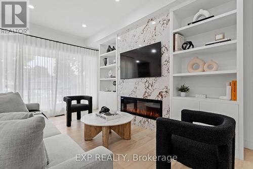 8 Shipley Road, Toronto (Willowridge-Martingrove-Richview), ON - Indoor With Fireplace