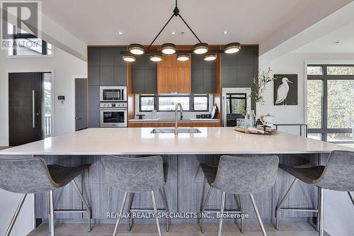 3232 20 Side Road, Milton (Brookville), ON - Indoor Photo Showing Kitchen With Double Sink With Upgraded Kitchen