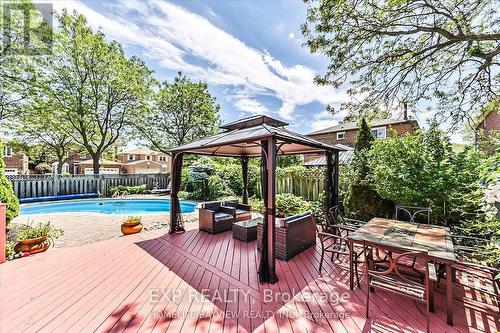 3608 Kelso Crescent, Mississauga (Erin Mills), ON - Outdoor With In Ground Pool With Deck Patio Veranda