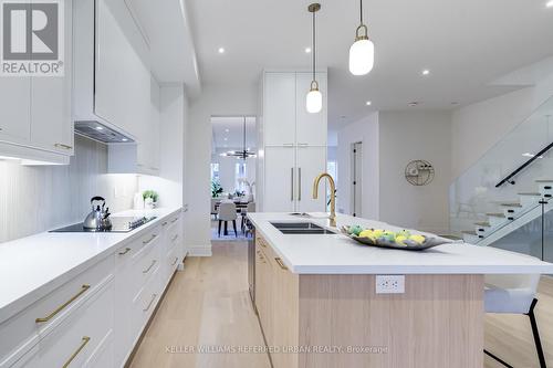 43 Benson Avenue, Mississauga (Port Credit), ON - Indoor Photo Showing Kitchen With Double Sink With Upgraded Kitchen