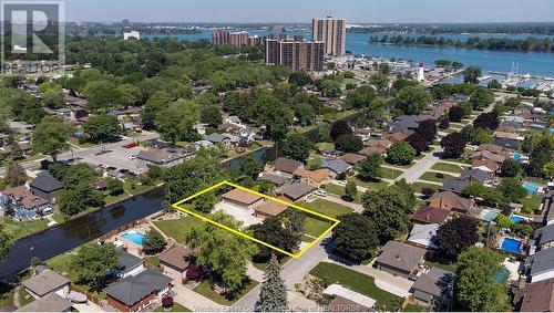 493 Bertha Avenue, Windsor, ON - Outdoor With Body Of Water With View