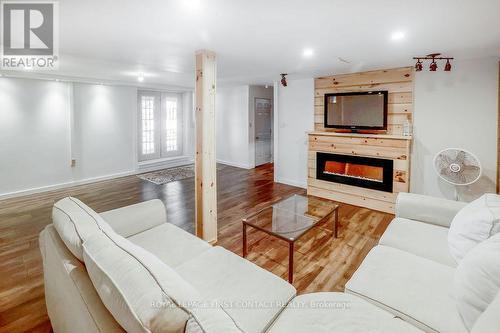 943 Basswood Lake Road, Thessalon, ON - Indoor Photo Showing Living Room With Fireplace