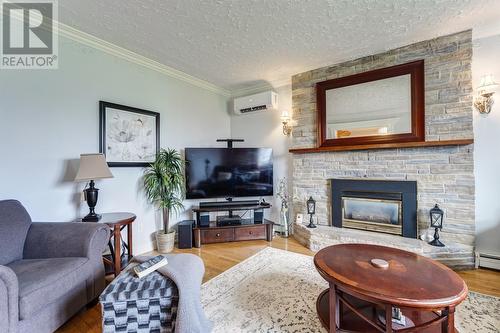 19 Atlantic Avenue, Placentia, NL - Indoor Photo Showing Living Room With Fireplace