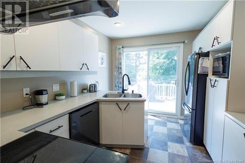 91 Dominique, Grand-Sault/Grand Falls, NB - Indoor Photo Showing Kitchen With Double Sink