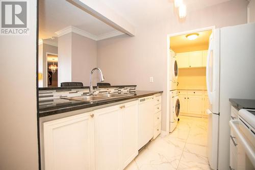 89 Pine St # 210, Sault Ste. Marie, ON - Indoor Photo Showing Kitchen With Double Sink