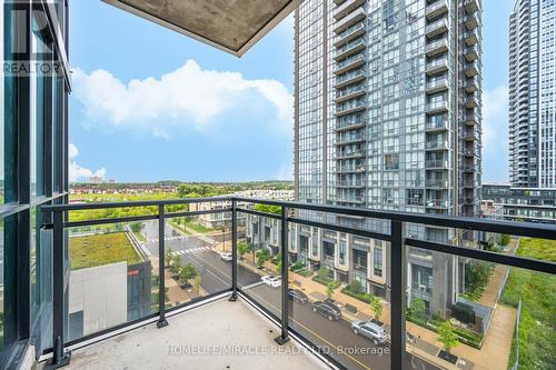 602 - 55 Eglinton Avenue W, Mississauga (Hurontario), ON - Outdoor With Balcony With Exterior