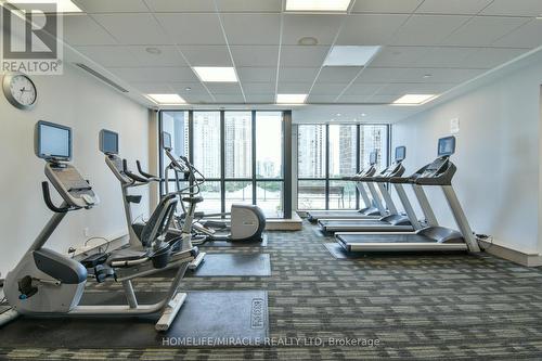 602 - 55 Eglinton Avenue W, Mississauga (Hurontario), ON - Indoor Photo Showing Gym Room