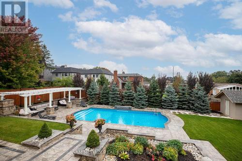 2513 Sharon Crescent, Mississauga (Erindale), ON - Outdoor With In Ground Pool With Backyard