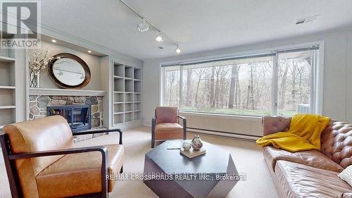 79 Forest Grove Drive, Toronto (Bayview Village), ON - Indoor Photo Showing Living Room With Fireplace