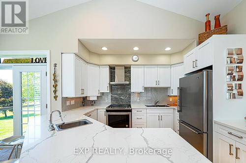 2884 Sunnydale Lane, Ramara (Brechin), ON - Indoor Photo Showing Kitchen With Double Sink