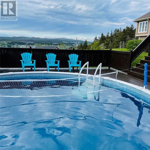 12 Tolt Road, Marystown, NL - Outdoor With Above Ground Pool With View