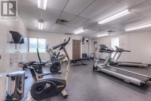 265 Westcourt Place Unit# 605, Waterloo, ON - Indoor Photo Showing Gym Room