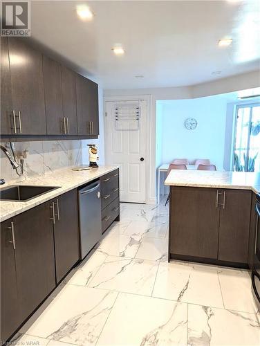 265 Westcourt Place Unit# 605, Waterloo, ON - Indoor Photo Showing Kitchen