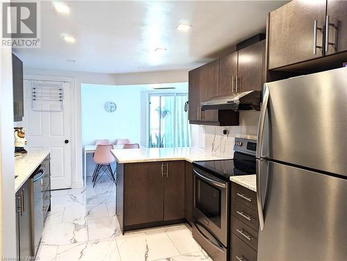 265 Westcourt Place Unit# 605, Waterloo, ON - Indoor Photo Showing Kitchen