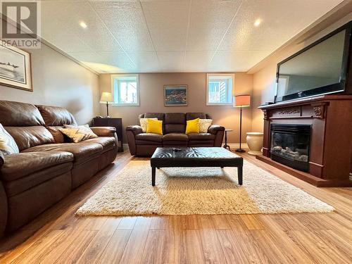 8 Ridgewood Drive, Lewisporte, NL - Indoor Photo Showing Living Room With Fireplace