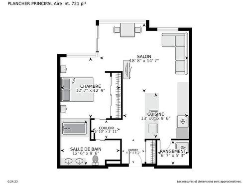 Drawing (sketch) - 303-220 Ch. Du Golf, Montréal (Verdun/Île-Des-Soeurs), QC - Other