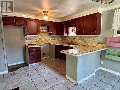 849 Route 17, Saint-Léonard-Parent, NB - Indoor Photo Showing Kitchen With Double Sink