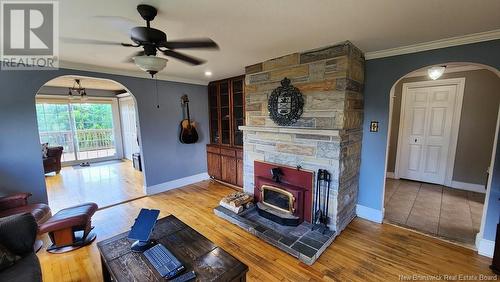 2591 Westfield Road, Saint John, NB - Indoor Photo Showing Living Room With Fireplace