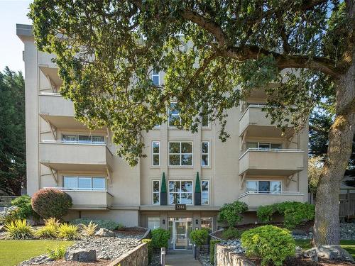 301-1361 Hillside Ave, Victoria, BC - Outdoor With Balcony With Facade