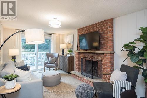 586 Hayward Crescent, Milton (Timberlea), ON - Indoor Photo Showing Living Room With Fireplace