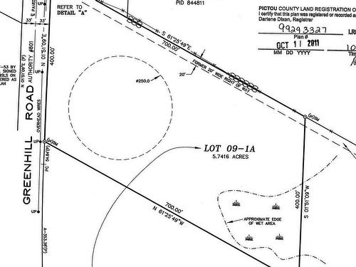 Lot 09-1A 5.74 Acres Greenhill Road, Greenhill, NS 