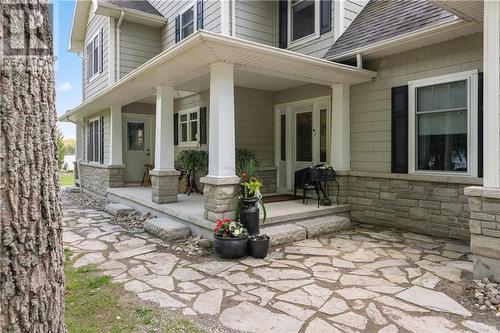 1022A Coutlee Point Lane, Sharbot Lake, ON - Outdoor With Deck Patio Veranda With Facade