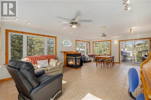 226 Little Silver Lake Road, Lanark, ON - Indoor Photo Showing Living Room With Fireplace