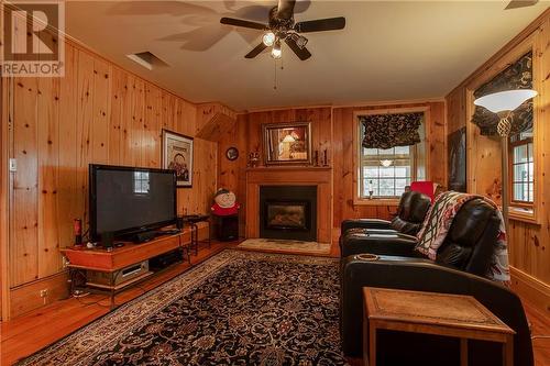 Den - 212 Franks Road, Rideau Lakes, ON - Indoor Photo Showing Living Room With Fireplace