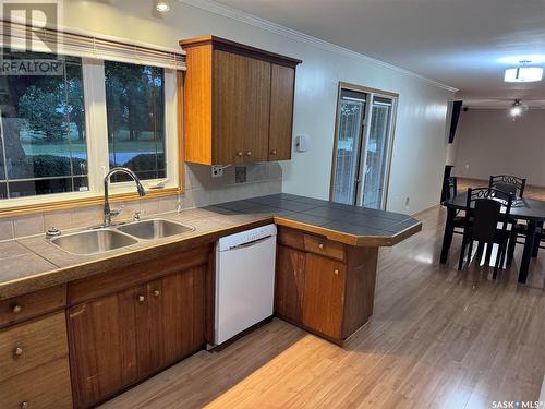 213 & 215 1St Avenue Sw, Leroy, SK - Indoor Photo Showing Kitchen With Double Sink