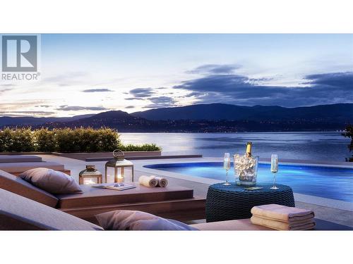 550 Truswell Road Unit# 1204, Kelowna, BC - Outdoor With In Ground Pool With View