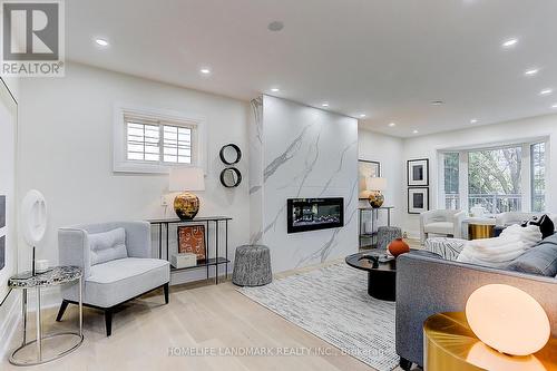 86 Liebeck Crescent, Markham (Unionville), ON - Indoor Photo Showing Living Room With Fireplace