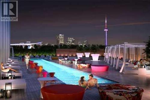 1807 - 88 Park Lawn Road, Toronto (Mimico), ON - Outdoor With In Ground Pool With Deck Patio Veranda