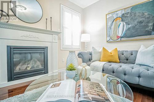 29 Goswell Street, Brampton (Bram East), ON - Indoor Photo Showing Living Room With Fireplace