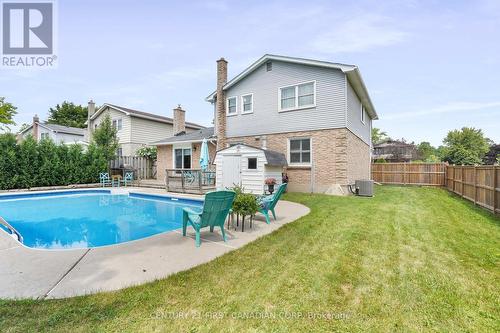 1020 Flintlock Road, London, ON - Outdoor With In Ground Pool With Backyard