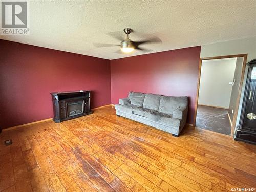 342 Howard Street, Drake, SK - Indoor Photo Showing Living Room With Fireplace