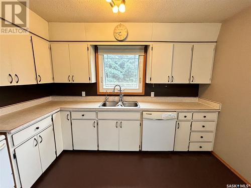 342 Howard Street, Drake, SK - Indoor Photo Showing Kitchen With Double Sink