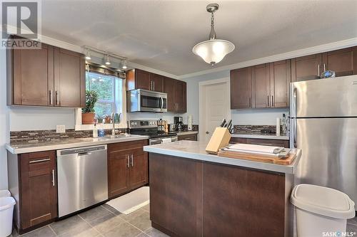 328 Stevens Avenue, Birch Hills, SK - Indoor Photo Showing Kitchen With Stainless Steel Kitchen