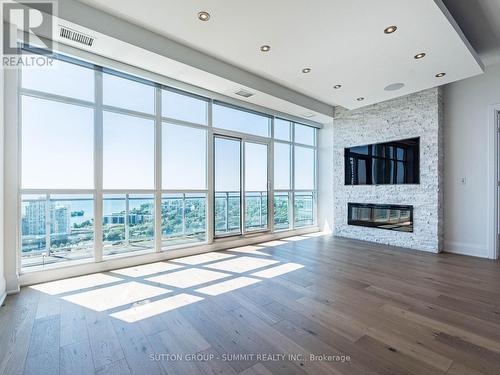 3027 - 165 Legion Road N, Toronto (Mimico), ON - Indoor With Fireplace