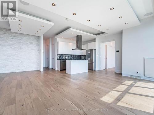 3027 - 165 Legion Road N, Toronto (Mimico), ON - Indoor Photo Showing Living Room With Fireplace