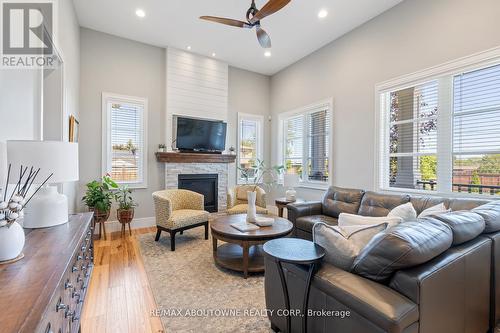 363 Walton Street, Oakville (Bronte East), ON - Indoor Photo Showing Living Room With Fireplace