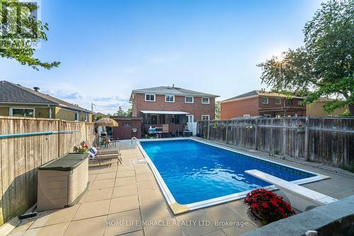 3633 Anniversary Road, Mississauga (Erindale), ON - Outdoor With In Ground Pool With Backyard With Exterior