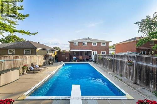 3633 Anniversary Road, Mississauga (Erindale), ON - Outdoor With In Ground Pool With Backyard With Exterior