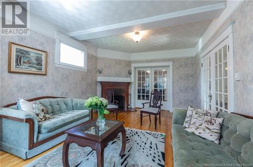 31 Ralph, Moncton, NB - Indoor Photo Showing Living Room With Fireplace