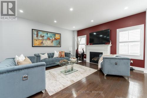 23 Warman Street, New Tecumseth (Alliston), ON - Indoor Photo Showing Living Room With Fireplace