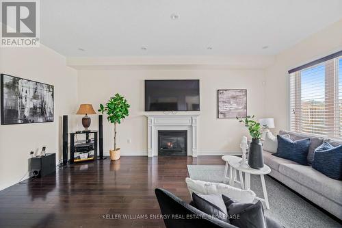 876 Black Cherry Drive, Oshawa (Taunton), ON - Indoor Photo Showing Living Room With Fireplace