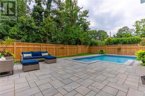 3410 Spruce Avenue, Burlington (Roseland), ON - Outdoor With In Ground Pool With Backyard