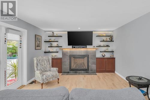 2390 Karli Court, West Kelowna, BC - Indoor Photo Showing Living Room With Fireplace