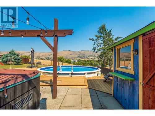 7005 Longacre Drive, Vernon, BC - Outdoor With Above Ground Pool