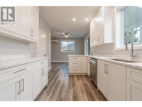 5830 Okanagan Street Unit# 103, Oliver, BC - Indoor Photo Showing Kitchen With Double Sink